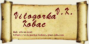 Vilogorka Kobac vizit kartica